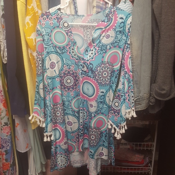 Tops - boutique tunic kimono top size medium